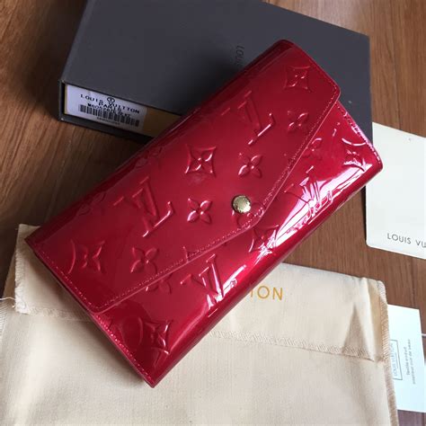 louis vuitton wallet patent leather